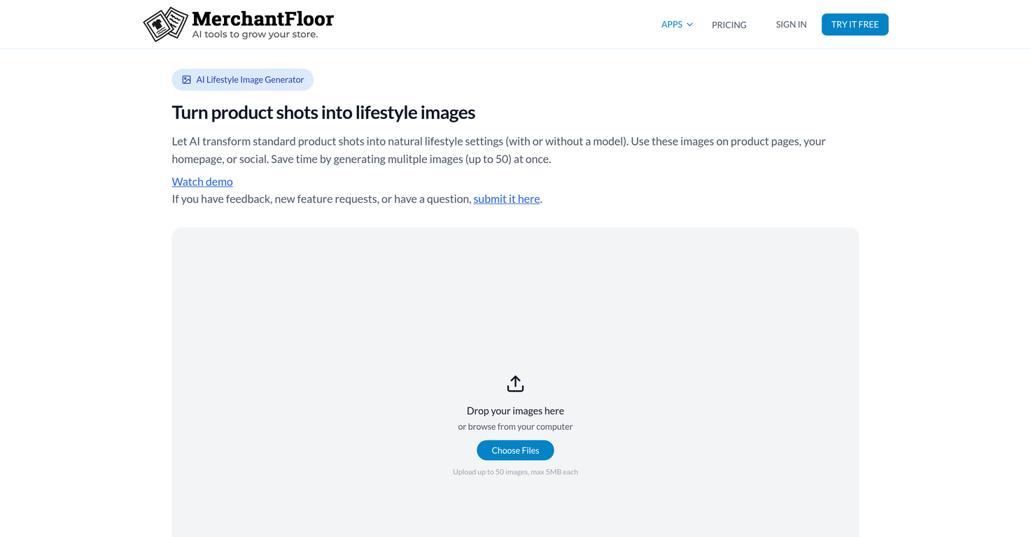 Merchant Floor | Product Images