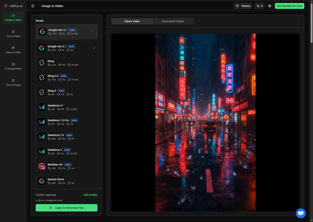 VidFlux - Image to Video AI