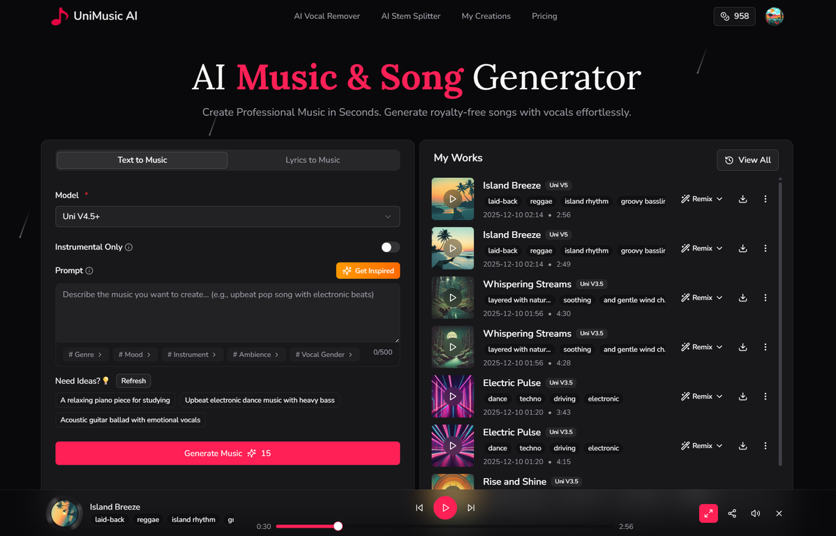 UniMusic AI