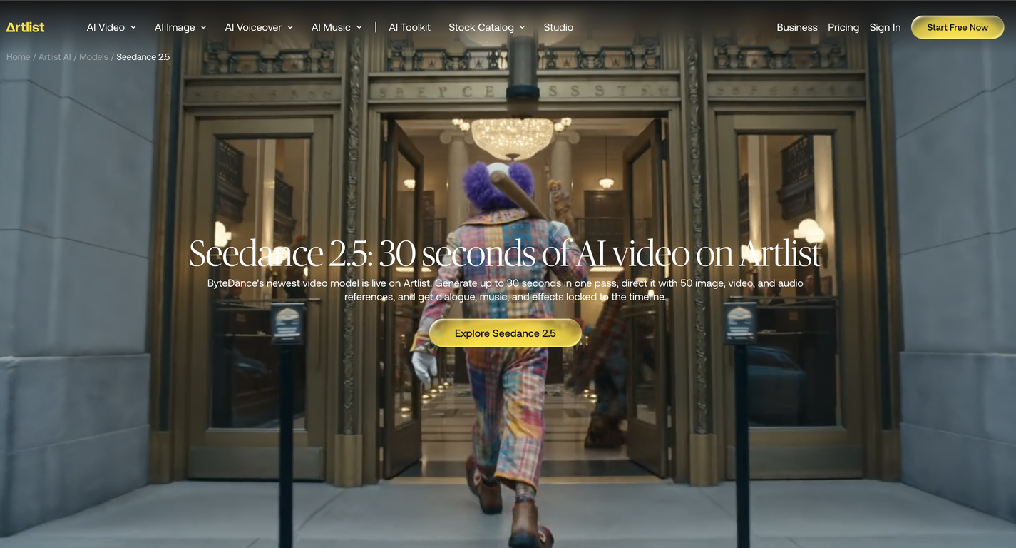 Artlist | The Ultimate Creative AI Ecosystem