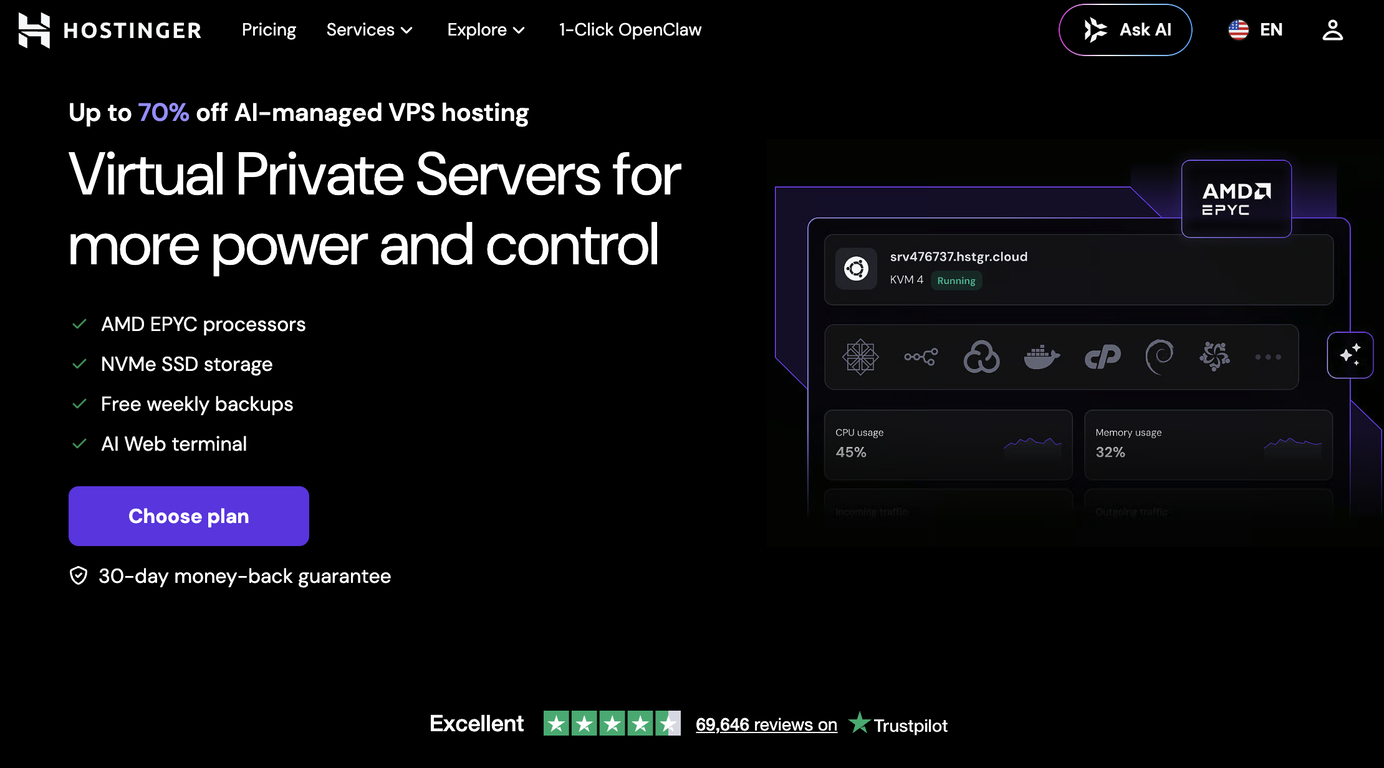 VPS Hosting | Hostinger