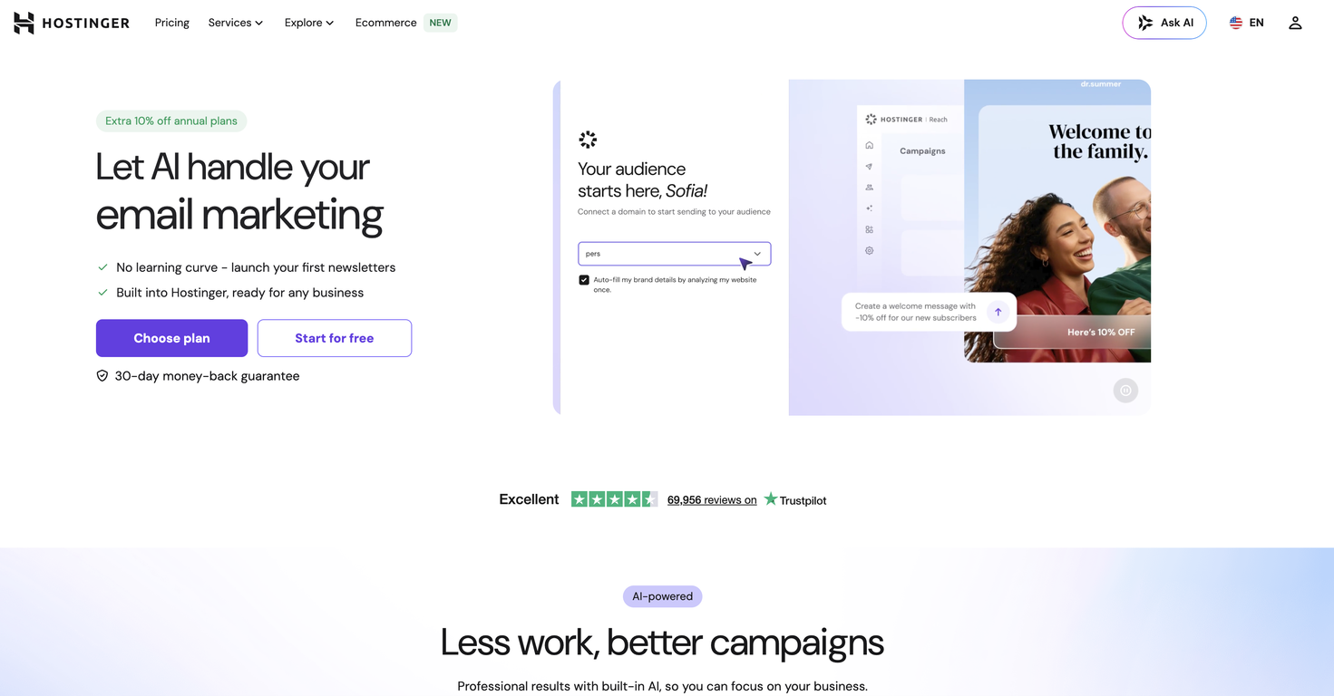 Email Marketing | Hostinger