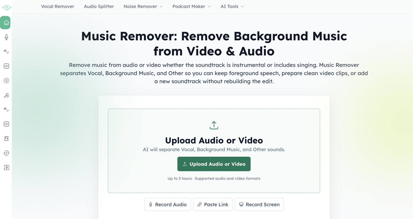 MusicRemover.ai