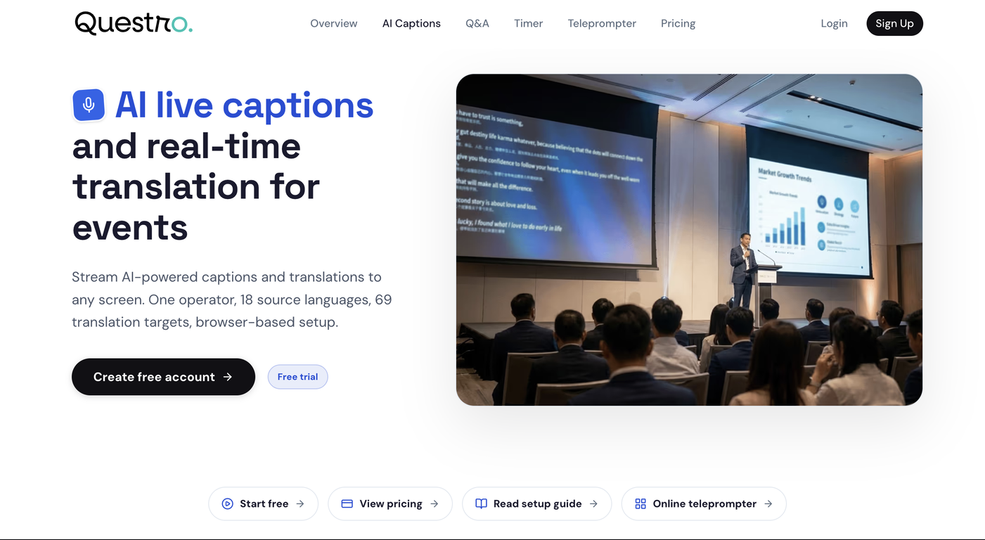 Questro | AI Interpreter