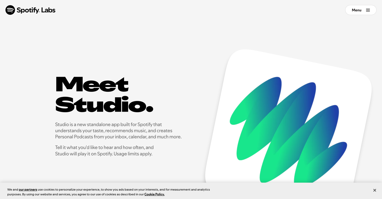 Studio by Spotify Labs