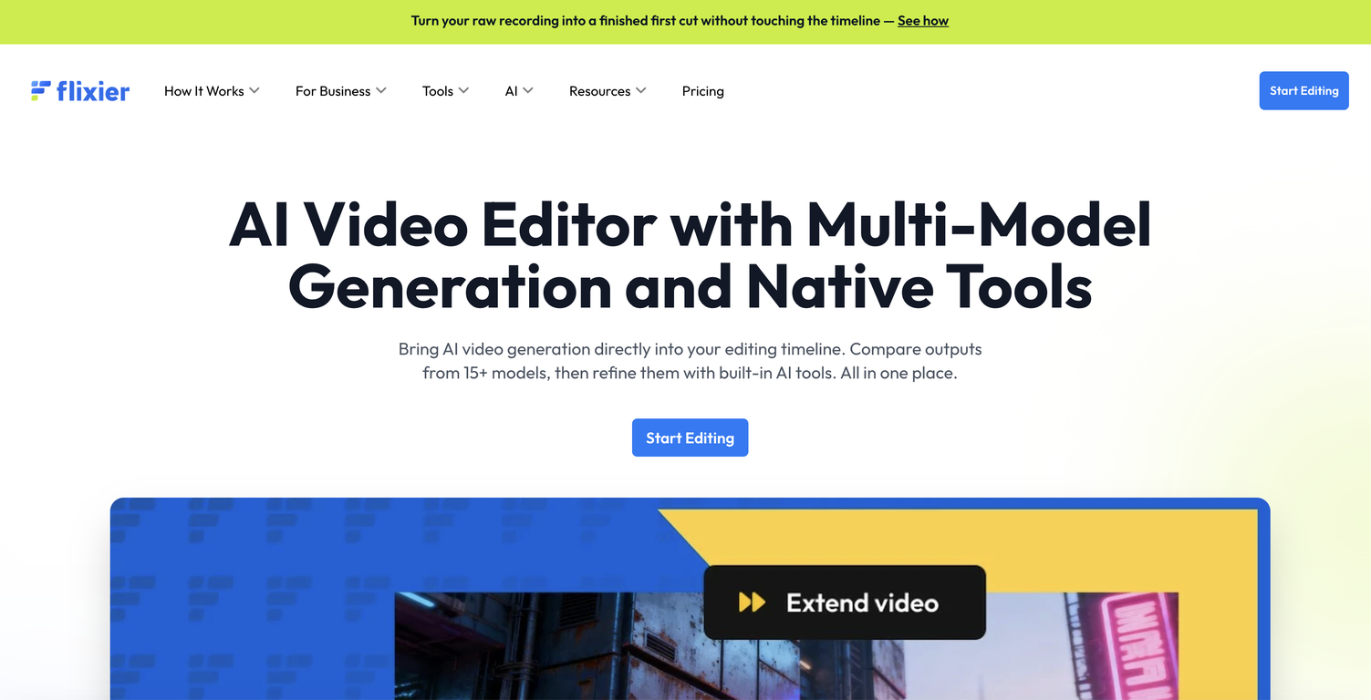 Flixier AI Video Editor