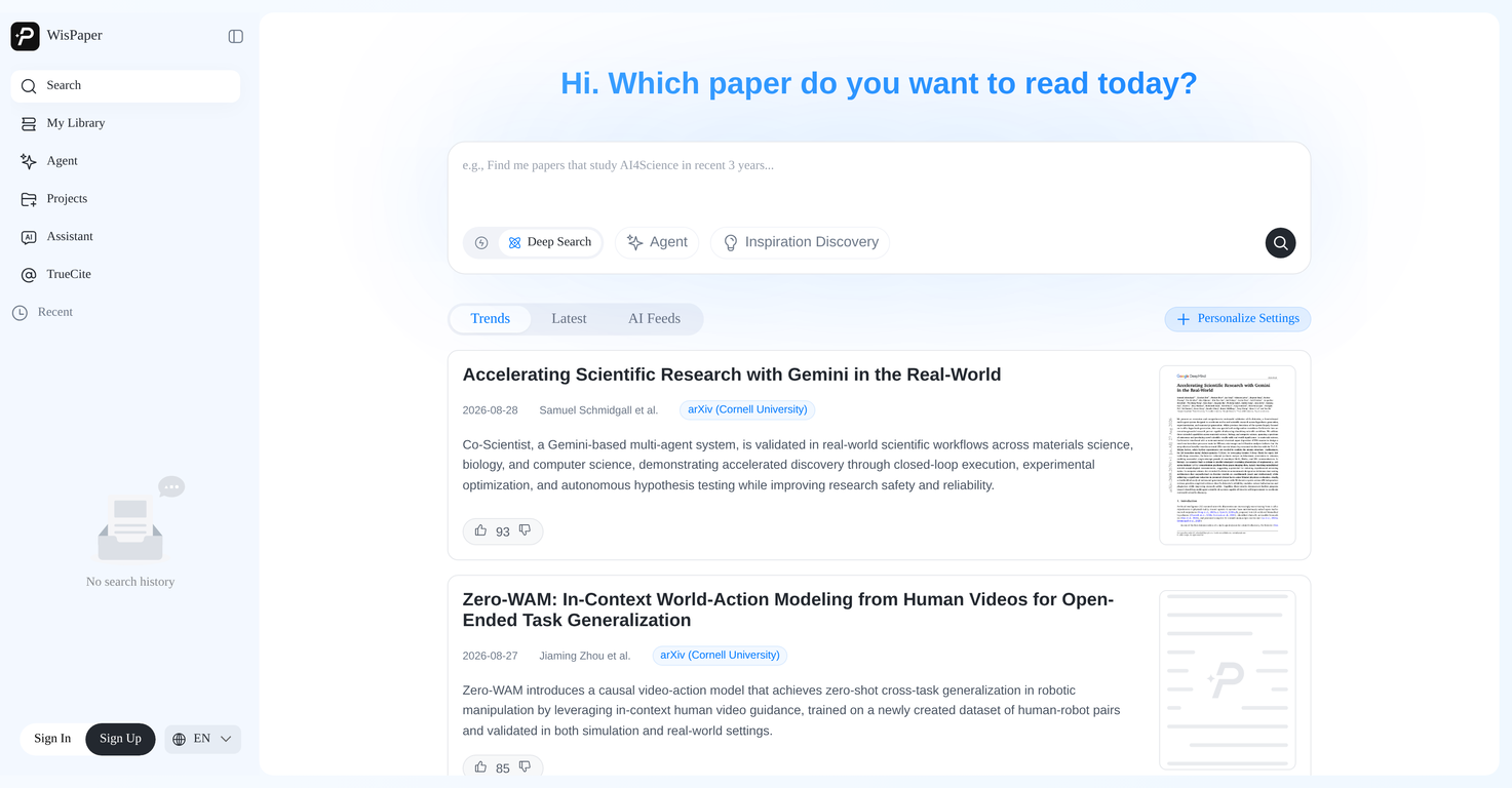 WisPaper Search