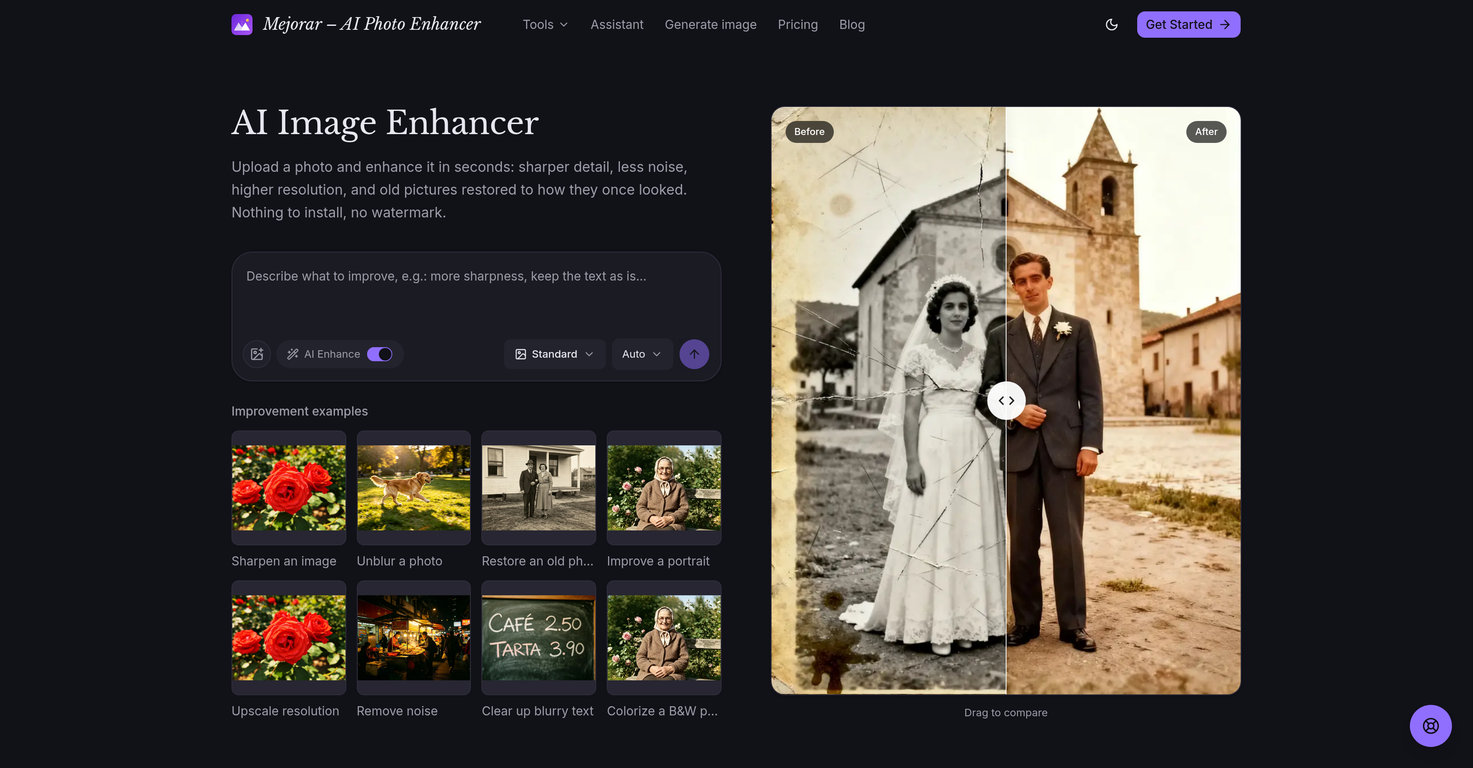 Mejorar - AI Photo Enhancer