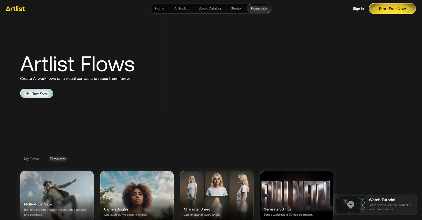 Artlist Flows