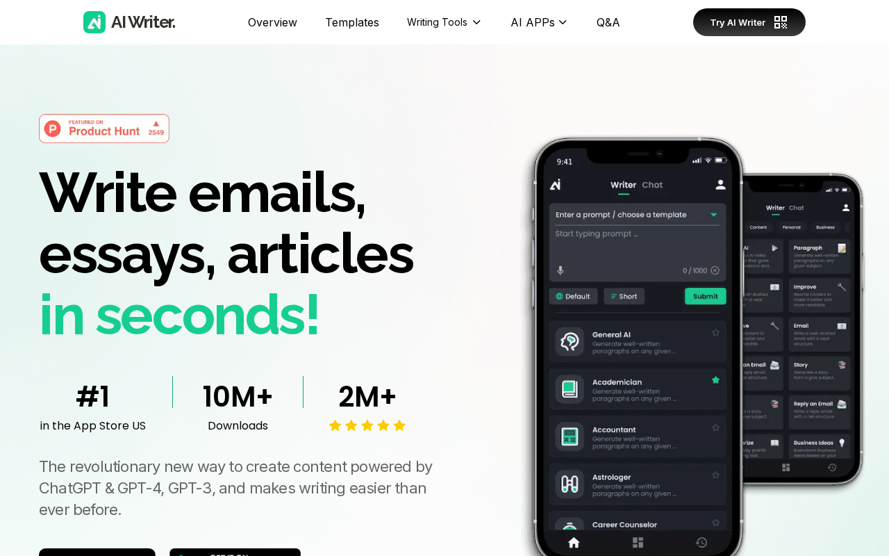 Ai Writer Essay Email Writing App