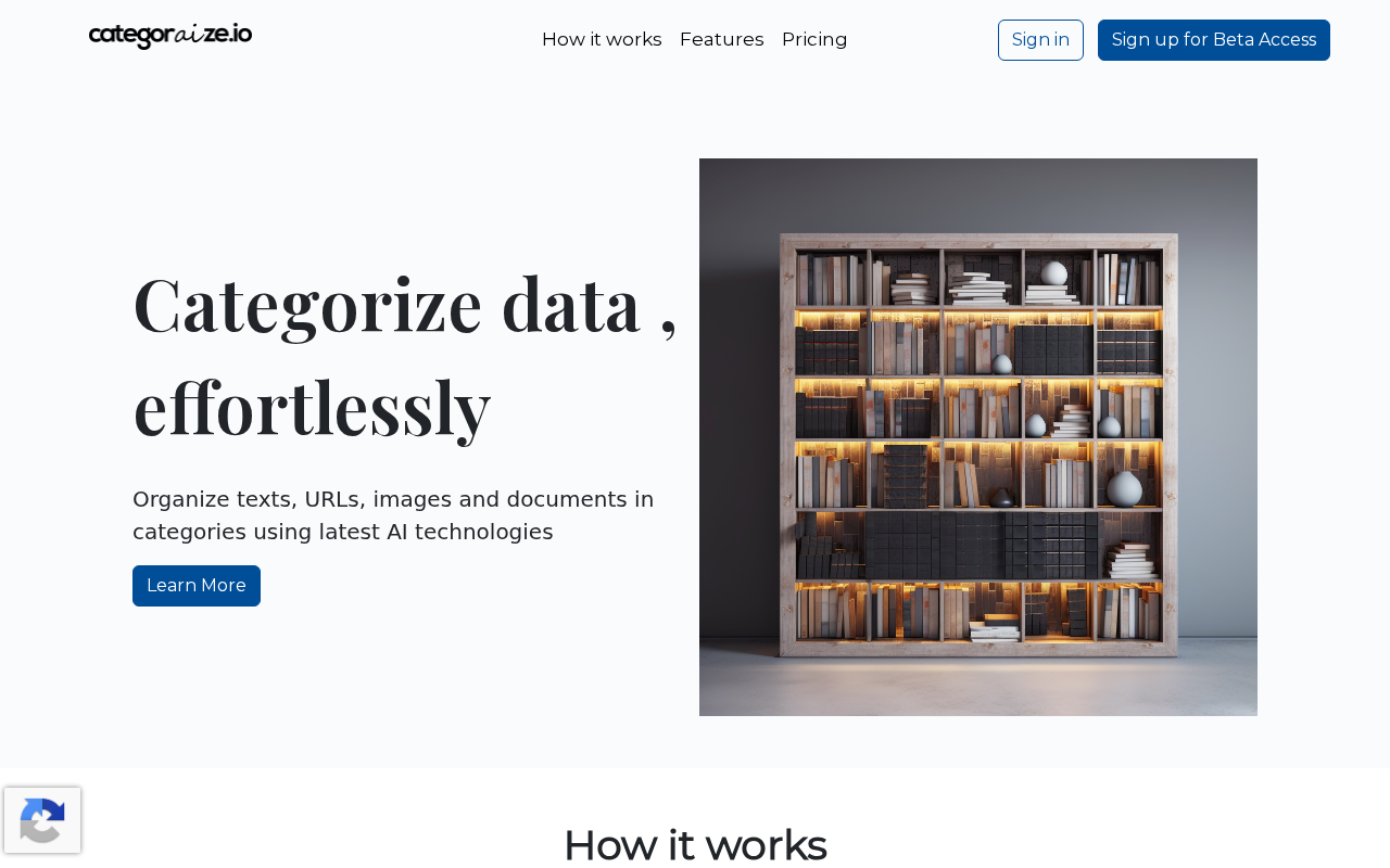 Categoraize Io