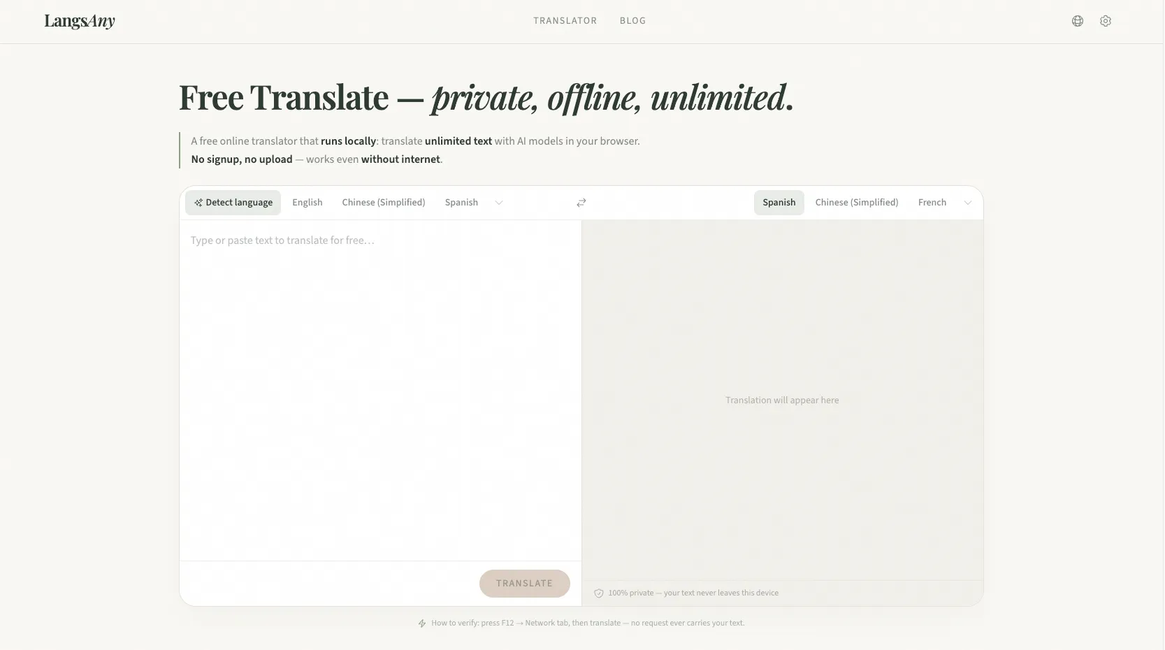 Multilingual Top